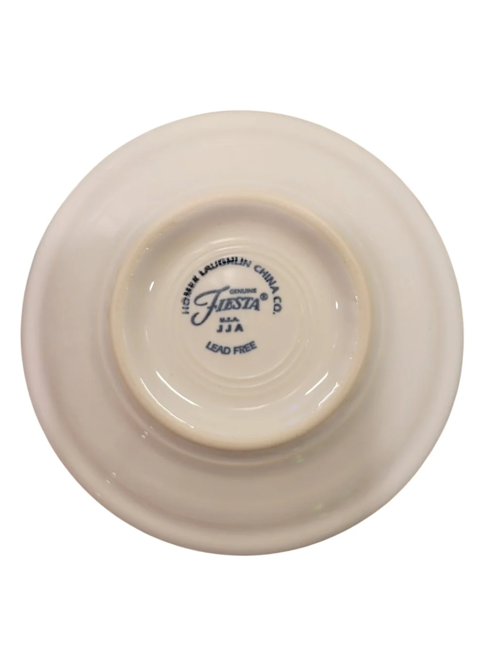 🤍 Fiesta® White Stick Handle Demitasse Cup & Saucer Set | Retired | USA Made